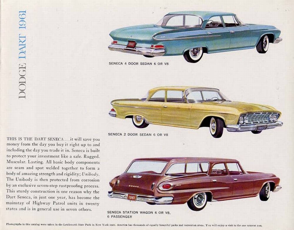 1961 Dodge Dart And Polara Brochure Page 11